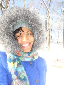 Tanya Harris aka Anonomz in the Snow