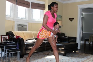 Happy Baby Workout Lunges: Tanya H. Franklin