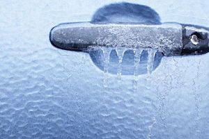 Frozen Car Door
